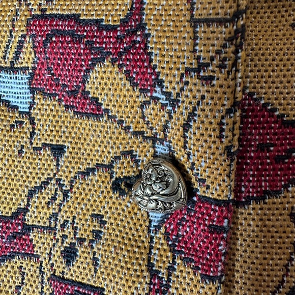 Vintage Winnie The Pooh Tapestry Vest Girls Size 10-12 - Picture 3 of 6